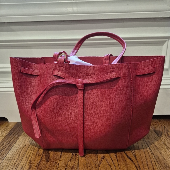 Elizabeth Arden Handbags - Elizabeth Arden Red Tote Bag with Structured Design